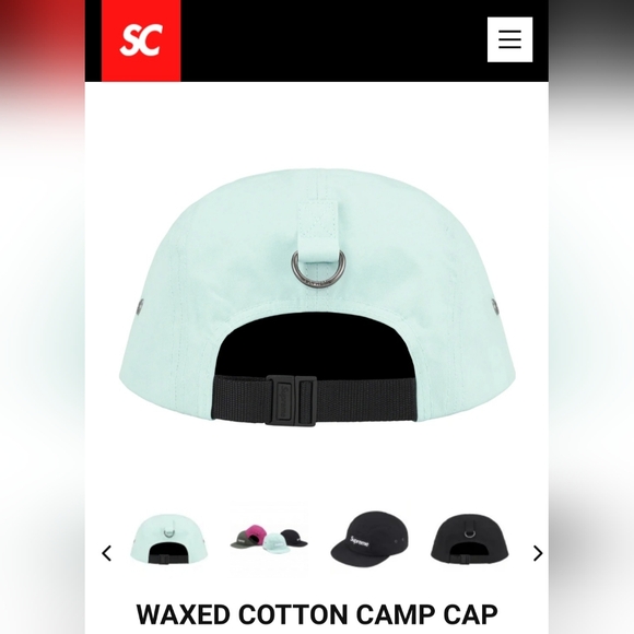 Supreme Waxed Cotton Camp Cap *FW23* *NWT* - Picture 2 of 5